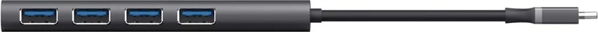 Hub USB Trust Halyx, Gri