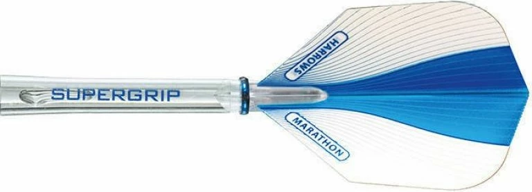 Shigjeta për Dart Harrows Aura, për meshkuj dhe femra, blu dhe argjendtë