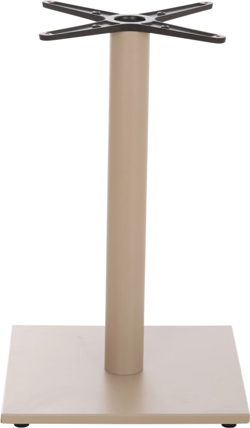Këmbë tavoline alumini, ngjyrë kapuçino, FH475.25, 46x46x72cm