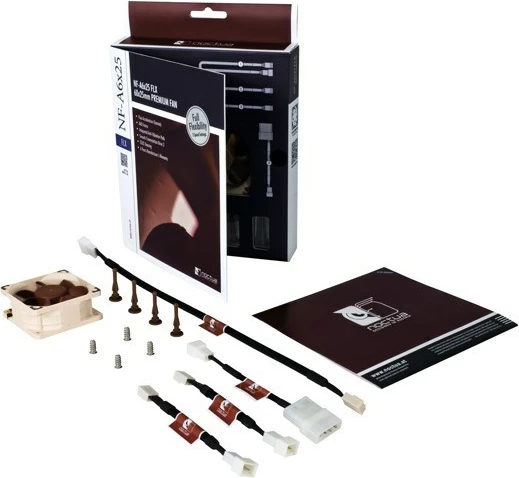 Ftohës Noctua NF-A6X25 FL, 6cm, i kaftë 