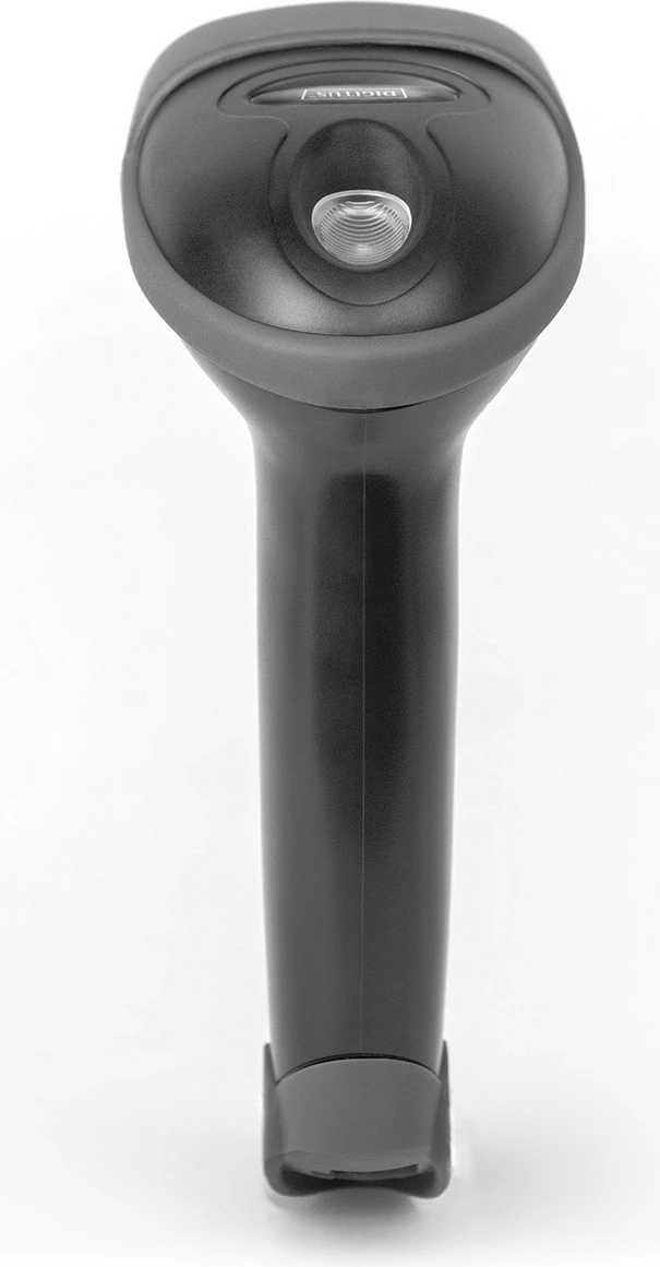 Skaner barkodësh Digitus, model 1D/2D, lidhje me kabllo, 2m, ngjyrë e zezë/gri