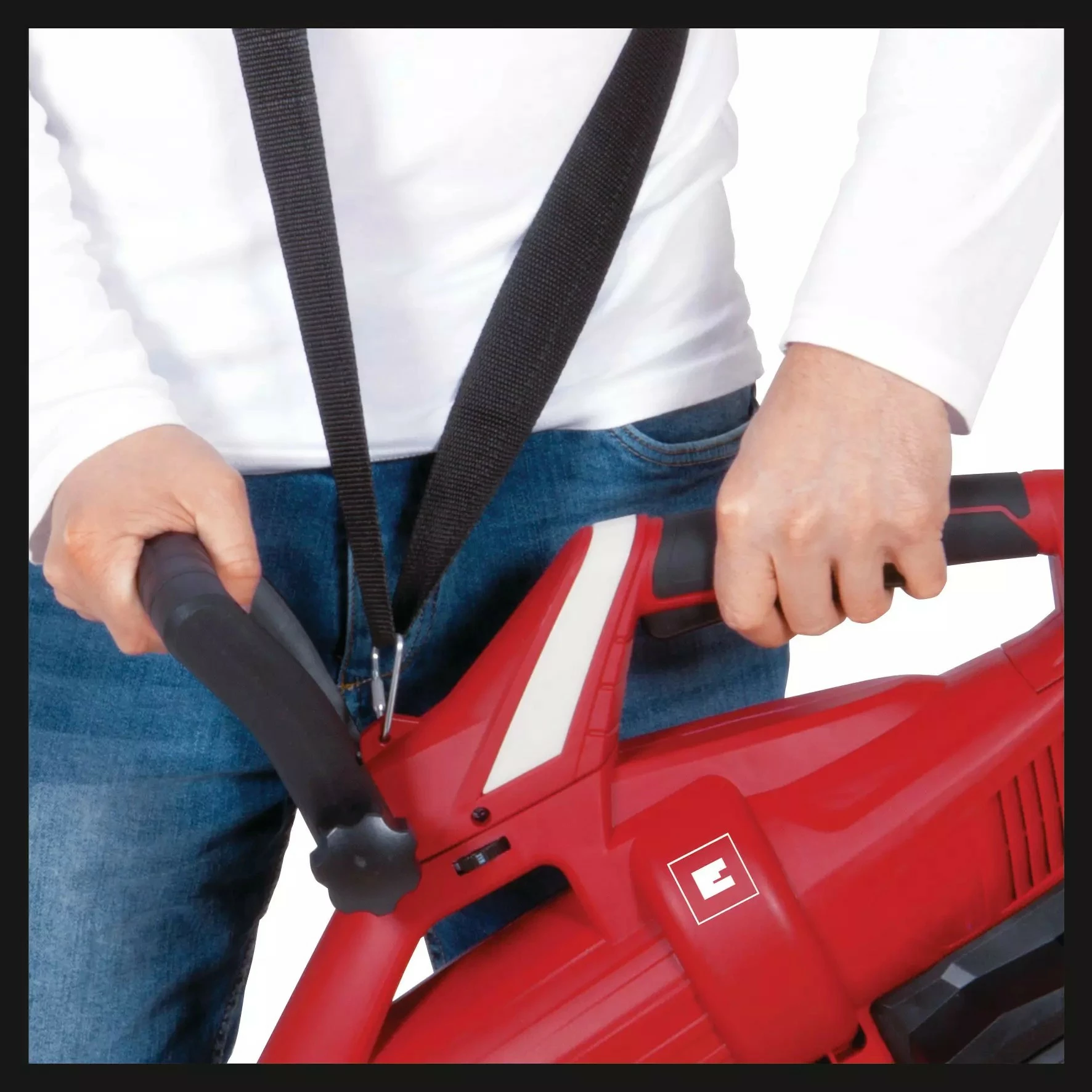 Fryrës dhe fshesë me vakum dore Einhell GE-CL 36 Li E-Solo, pa kabllo, 45L, e kuqe