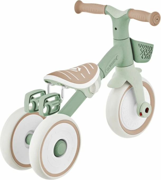 Tricikllë/bicikletë balancuese Globber LEARNING TRIKE 2in1 PLUS ECOLOGIC (737-109), për fëmijë të vegjël