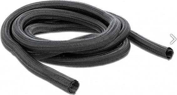 Mbështjellës gërshetor për kabllo DeLOCK 18854, Ø1.6 cm, poliester, i zi