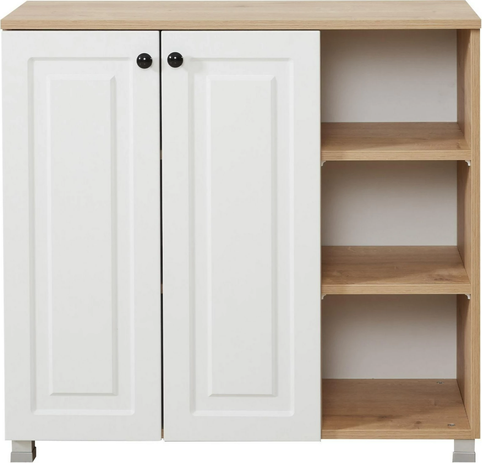 Dollap multifunksional, ngjyrë lis safir dhe arre, Skye Decor, Tuvalle 018