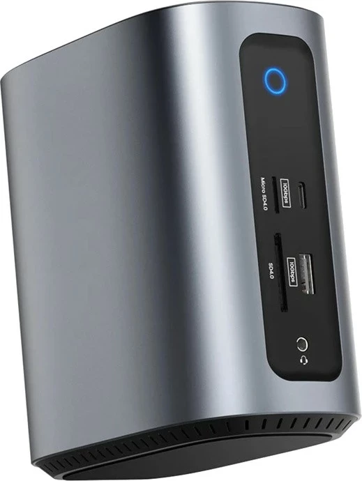 Doking stacion BlitzWolf 17n1, 2x HDMI, DP, 4x USB-C, PD 100W, RJ45, gri