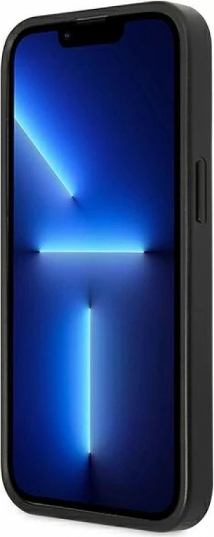 Kutí telefoni Guess Saffiano Triangle për iPhone 13/13 Pro, e zezë