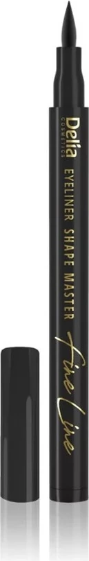 Eyeliner Delia Shape Master Fine Line i zi 1 copë