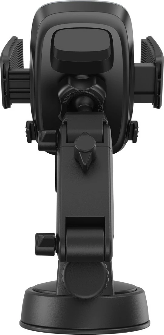 Mbajtës celulari për veturë Ulefone UAN16, me ventuzë xhel, krah teleskopik, rrotullim 360°, për 4.7-7.2\", i zi