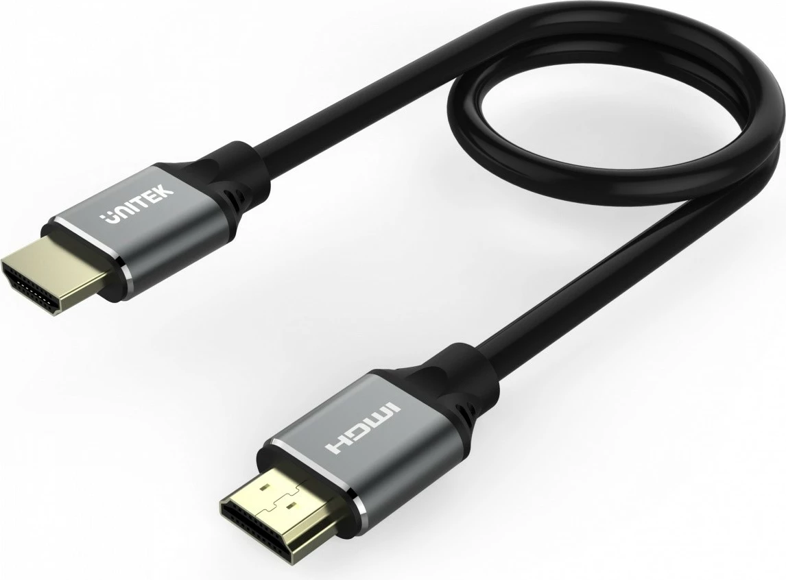 Kabllo HDMI Unitek C139W, 3m, Ultra High Speed, 8K, 120Hz, Zezë/Argjend