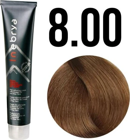 Ngjyrë për flokë Inebrya 8/00 Bionde e qelët Intense, 100 ml