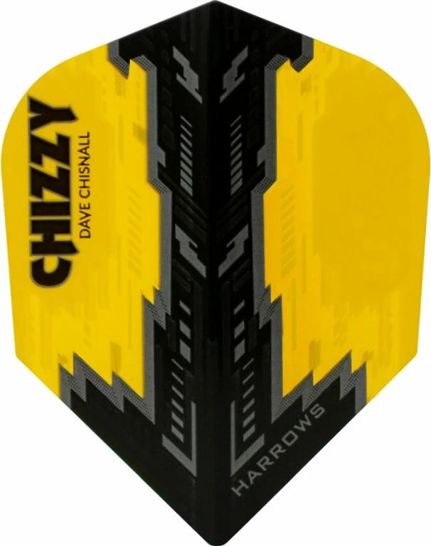 Shigjeta për Dart Harrows Chizzy, të zezë dhe të verdhë [Pesha: 21 g]