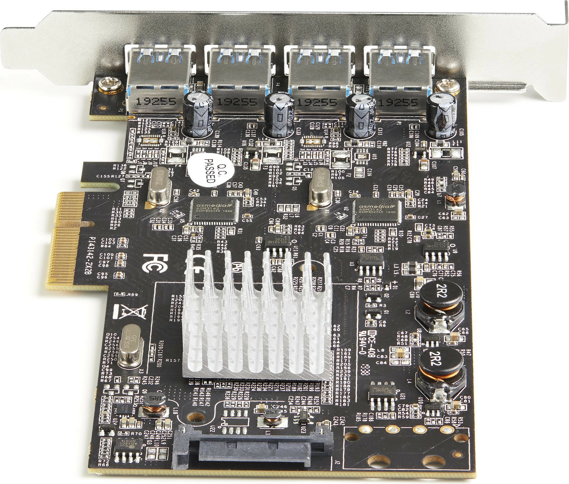 Kartelë PCIe USB StarTech PEXUSB314A2V2, 4x USB-A 10Gbps, PCIe 3.0, e zezë