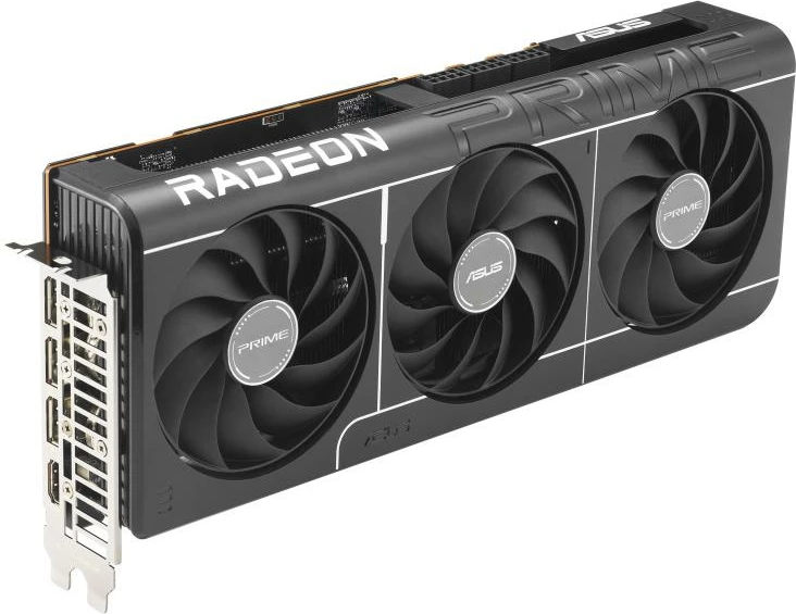 Kartë grafike, Asus, Prime Radeon RX 9070 XT OC 16G (90YV0L71-M0NA00), 16GB, 256-bit, 2.5-slot, trefishë fans