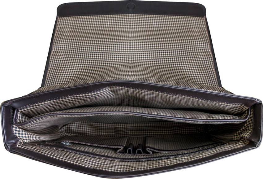 Çantë messenger për laptop dbramante1928 Marselisborg 14", lëkurë full-grain, rrip shpatulle, e zezë