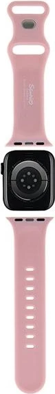 Rrip silikoni për Apple Watch Hello Kitty, 42/44/45/49mm, Rozë