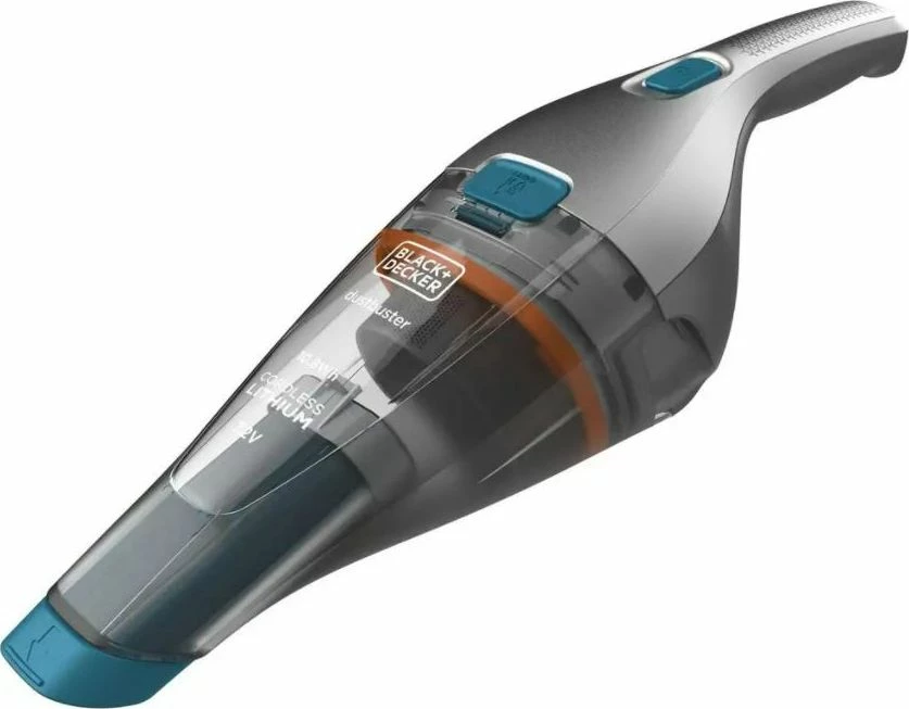 Fshesë dore me bateri Black+Decker NVC215WA-QW 7.2V 385ml, gri, me stacion karikimi në mur