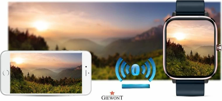 Smartwatch për femra Giewont, blu e errët