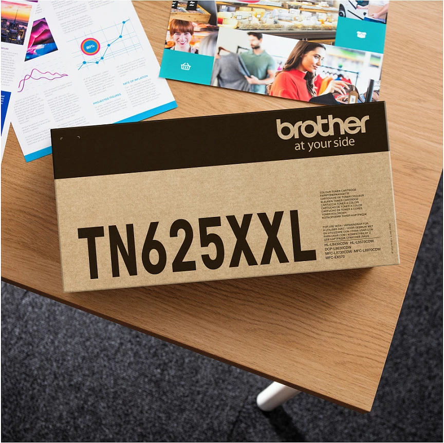 Toner Brother TN-625XXLY, Extra High Yield, 6500 faqe, e verdhë