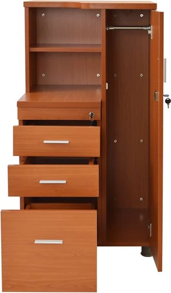 Dollap profesional për zyre, ngjyrë qershie, FH2052.03R, 60x46x120 cm