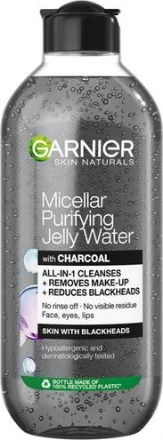 Ujë micelar Garnier Jelly Water Charcoal, 400 ml