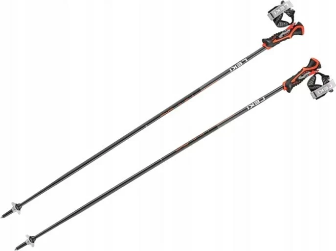 Shkopinj LEKI 3D Airfoil, 120 cm, Zi/Kuq