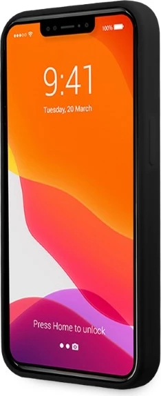 Mbështjellës Ferrari FESSIHMP13XBK për iPhone 13 Pro Max 6.7", silikon, MagSafe, zi
