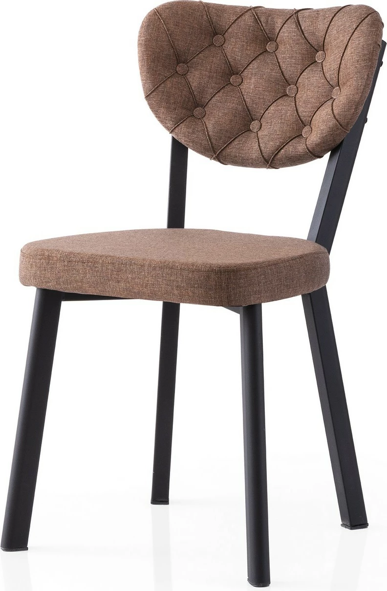 Set karrigesh (2 copë) Skye Decor, Enzo - 815 V2, ngjyrë e zezë dhe kafe