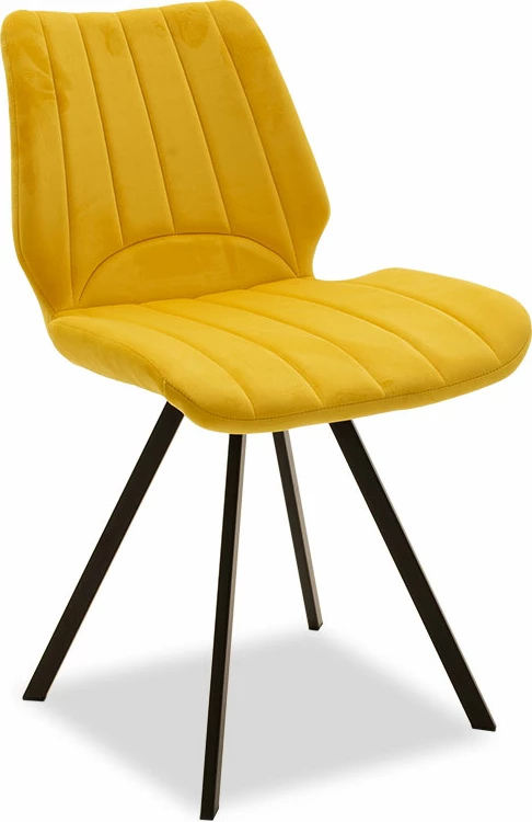 Karrige Sabia kadife e verdhë-këmbë e zezë