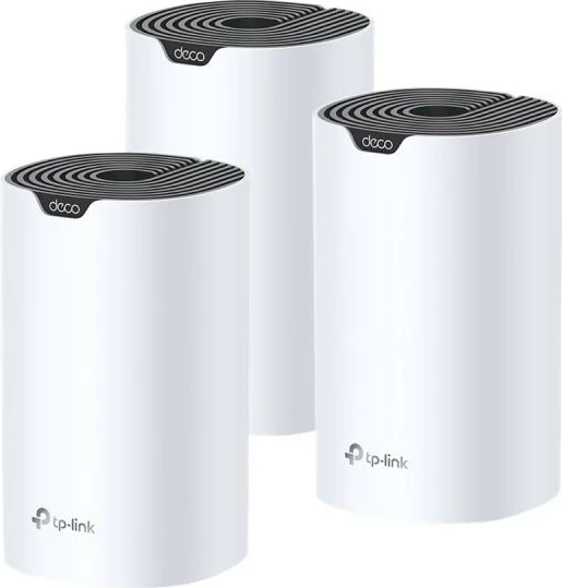 Sistem Mesh Wi‑Fi TP-Link Deco S7 AC1900 Dual-Band 3-Pack, i bardhë
