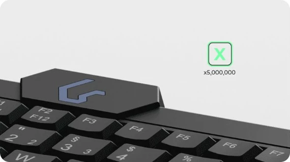 Tastierë KeySonic KSK-3210ELU, USB, LED, QWERTZ, me touchpad, e zezë
