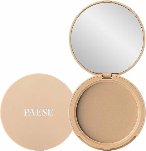 Pudër kompakte ndriçuese dhe mbuluese Paese 1C Warm Beige 9g