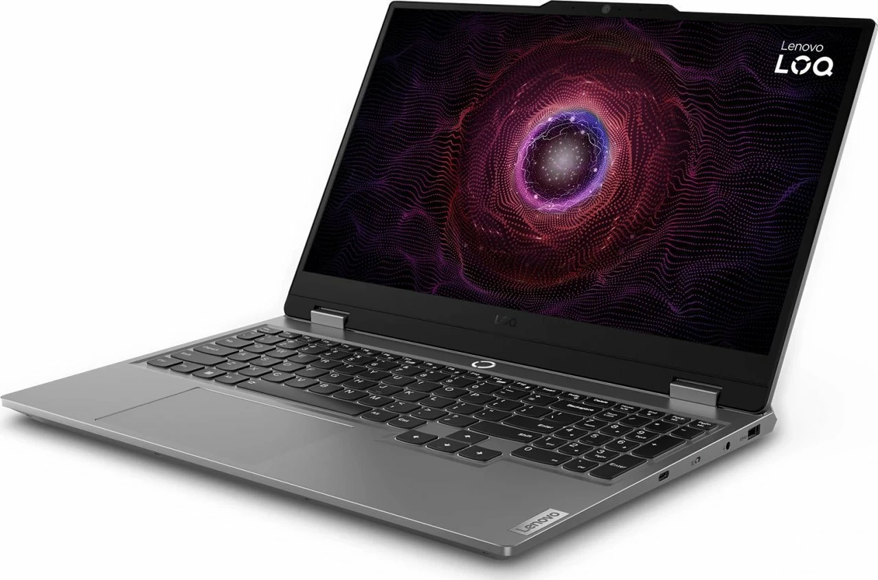 Laptop Lenovo LOQ 15ARP9 83JC005VPB Ryzen 5 7235HS, 16GB RAM, 512GB M.2 PCIe SSD, GeForce RTX 3050 6GB, 15.6\" FHD IPS 144Hz, Windows 11, gri