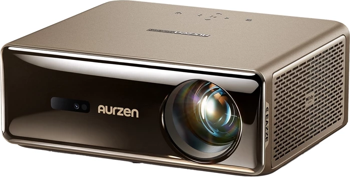 Projektor Aurzen Eazze D1 Max Full HD 1080p, Google TV 14, 1000 ANSI, 2GB/8GB, Dolby Audio, bronz