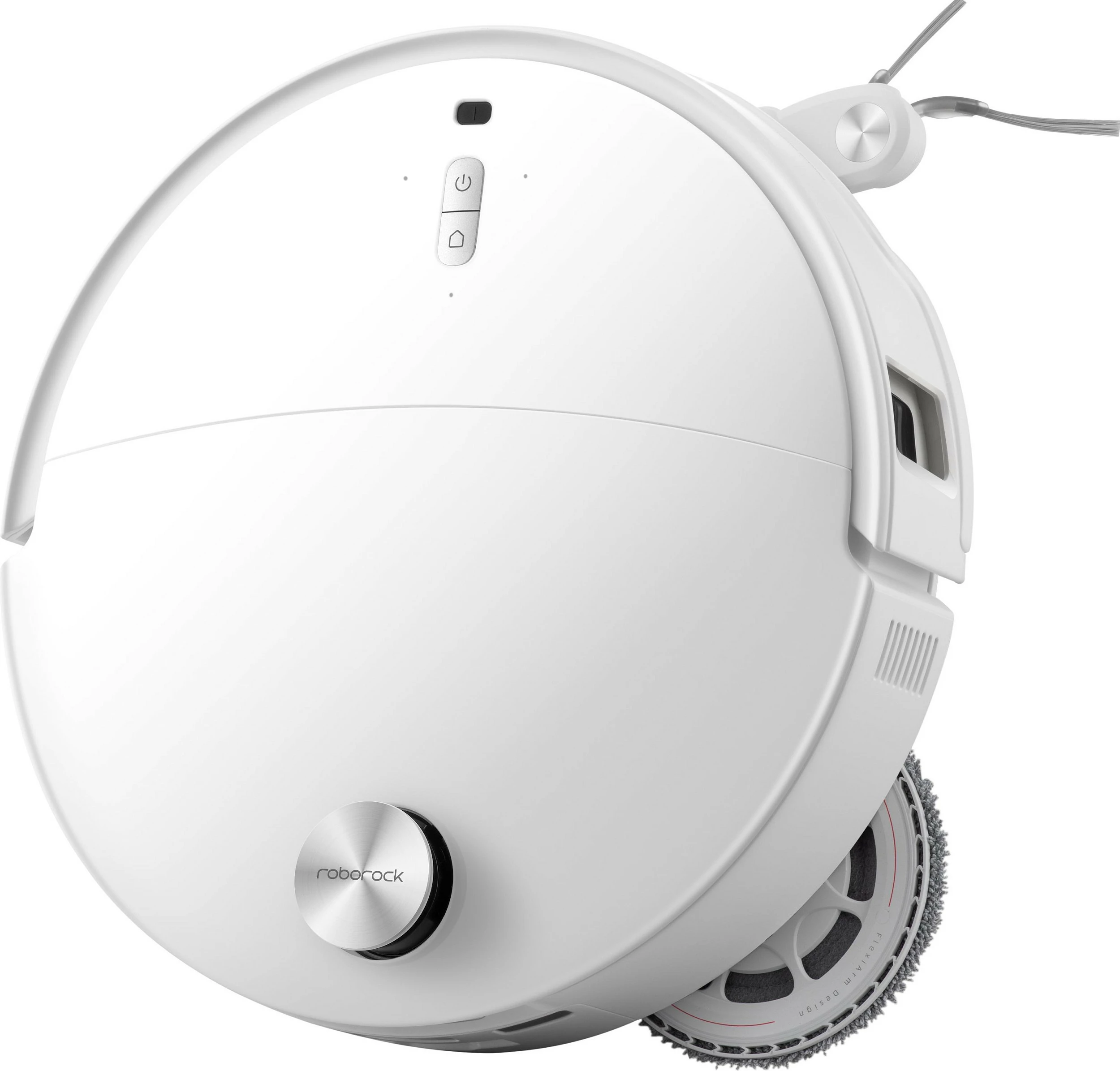 Robot fshesë Roborock Qrevo Curv 2 ProX, 25000 Pa, wet mopping, self-emptying, e bardhë