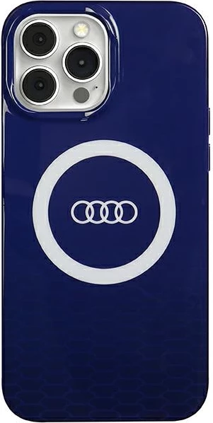 Mbështjellës Audi IML Big Logo MagSafe për iPhone 13 Pro Max, Blu