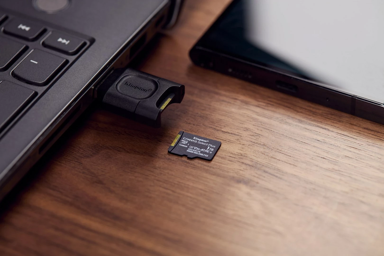 Kartë memorie Kingston Canvas Select Plus Gen3, 1TB, microSDXC, e zezë