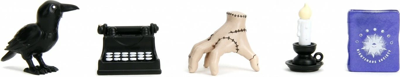 Figurë metalike JADA TOYS Wednesday, 6.5 cm, 4 lloje të ndryshme