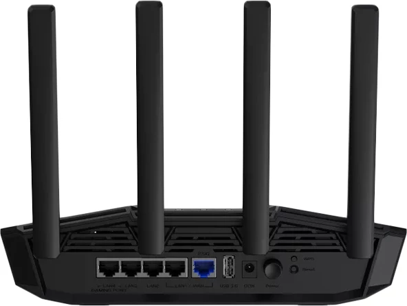 Router gaming ASUS TUF Gaming BE3600, WiFi 7 dual-band, 4x Gigabit LAN, 1GB RAM, 256MB flash, i zi