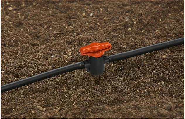 Valvul mbyllëse GARDENA MDS 3/16", set 2 copë, e zezë/portokalli