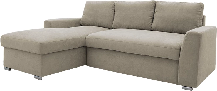 Divan-krevat qoshe Belle, ngjyrë bezhë, 236x164x88cm