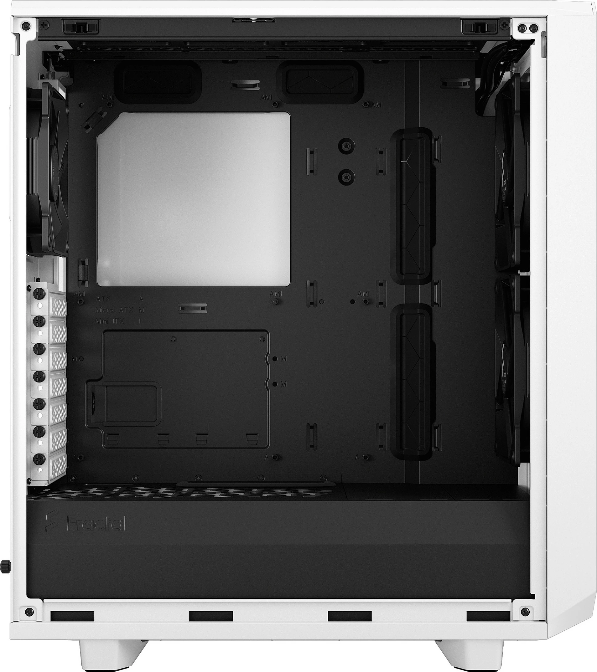 Kasë Fractal Design Meshify 2 Compact, Tempered Glass, e bardhë/zezë