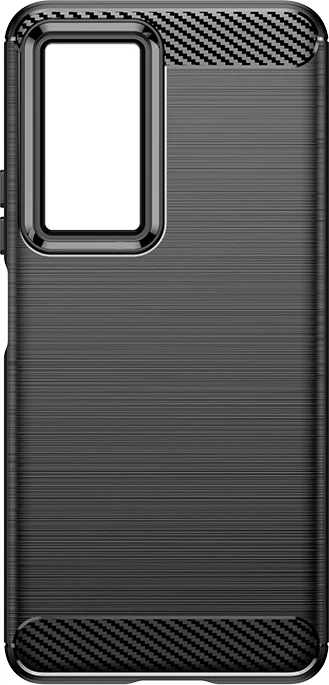 Mbështjellës Hurtel Carbon Case për Xiaomi Poco F4 5G, i zi