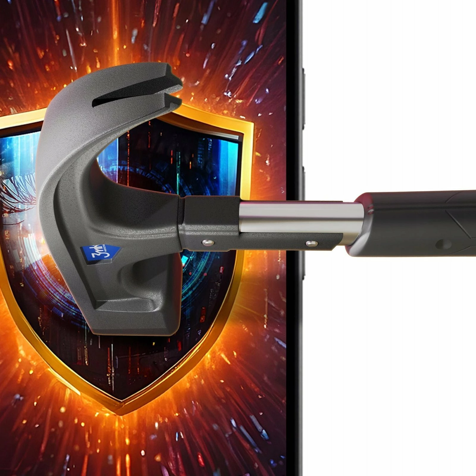 Foli mbrojtëse ekrani 3MK Silky Matt Privacy për Google Pixel 9A, matte privatësi, e zezë