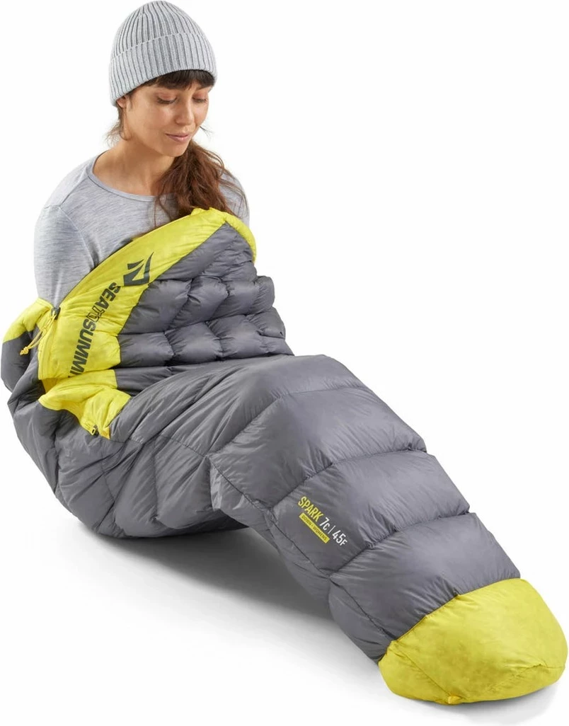 Thes gjumi Sea To Summit ASL041071-331703, Mummy, Gri, Verdhë