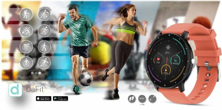 Smartwatch Gravity për meshkuj, e zezë
