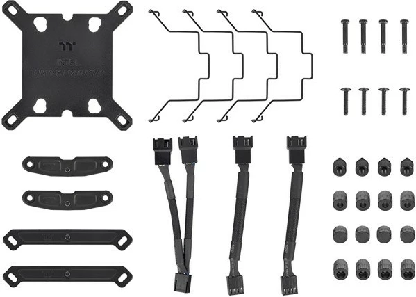 Ftohës ajri Thermaltake TOUGHAIR 710, i zi