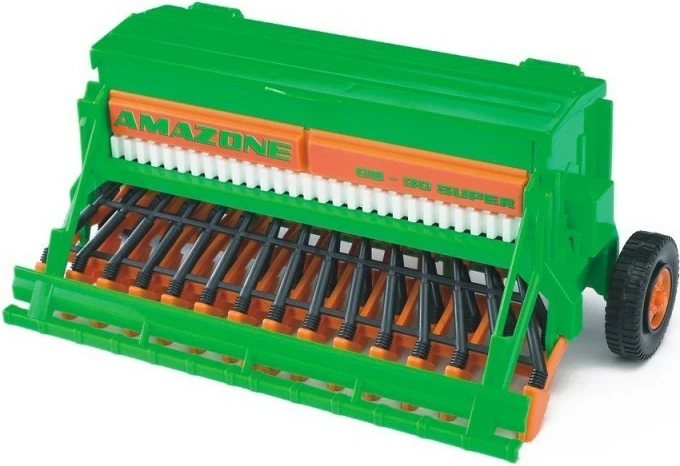 Lodër mbjellës BRUDER Amazone D8-30 Seeder, 1:16, plastikë, gjelbër/portokalli