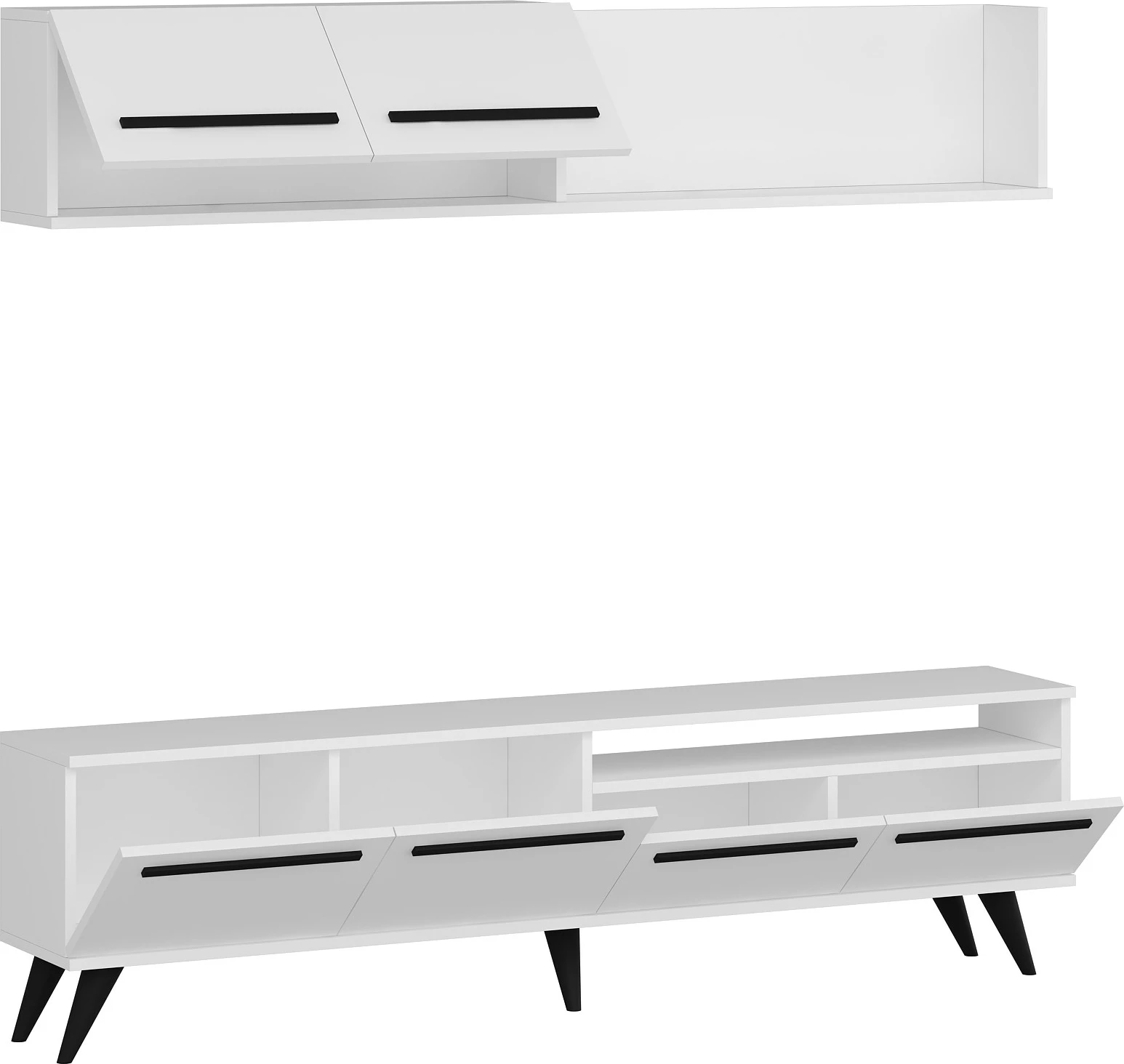 Njësi TV Hanah Home, Mono, e bardhë