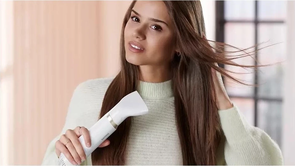 Brushë stiluese për flokë Philips BHA710/00, e bardhë